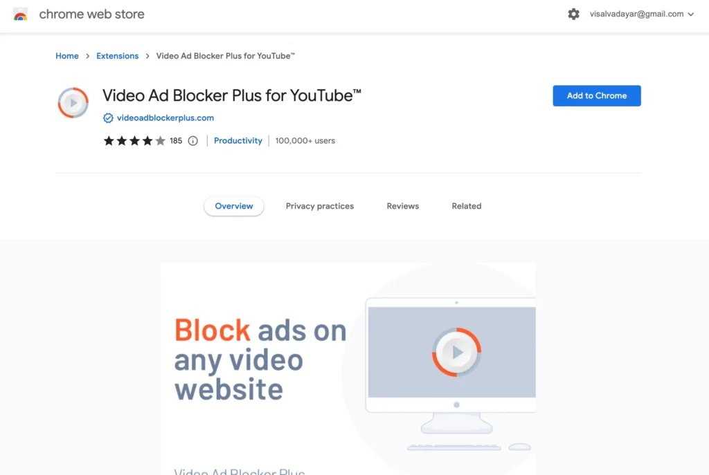 Video AdBlocker Plus for YouTube YouTube AdBlocker Chrome Extension