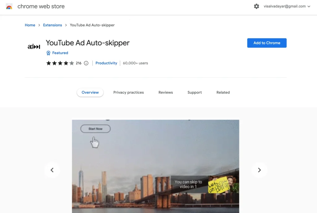 YouTube Ad Auto-skipper YouTube AdBlocker Chrome Extension